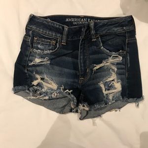 Denim shorts